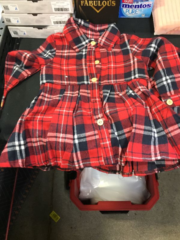 Photo 1 of LITTLE GIRLS FLANNEL BUTTON DOWN SHIRT 