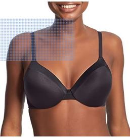 Photo 1 of Maidenform Comfort Devotion Underwire Bra, Full-Coverage Comfortable Bra with CushionWire for Support, Smoothing Bra
size 34b