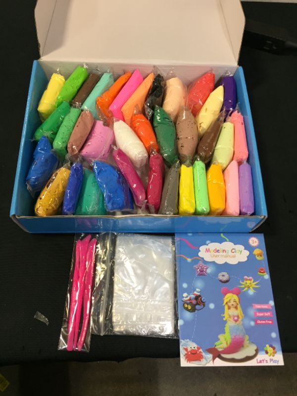 Photo 1 of  ifergoo 36 colors air dry clay 