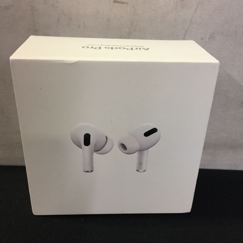 Photo 2 of Apple AirPods Pro Wireless Earbuds with MagSafe Charging Case. Active Noise Cancelling, Transparency Mode, Spatial Audio, Customizable Fit, Sweat and Water Resistant. Bluetooth Headphones for iPhone