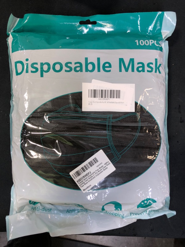 Photo 1 of 100pc disposable face masks