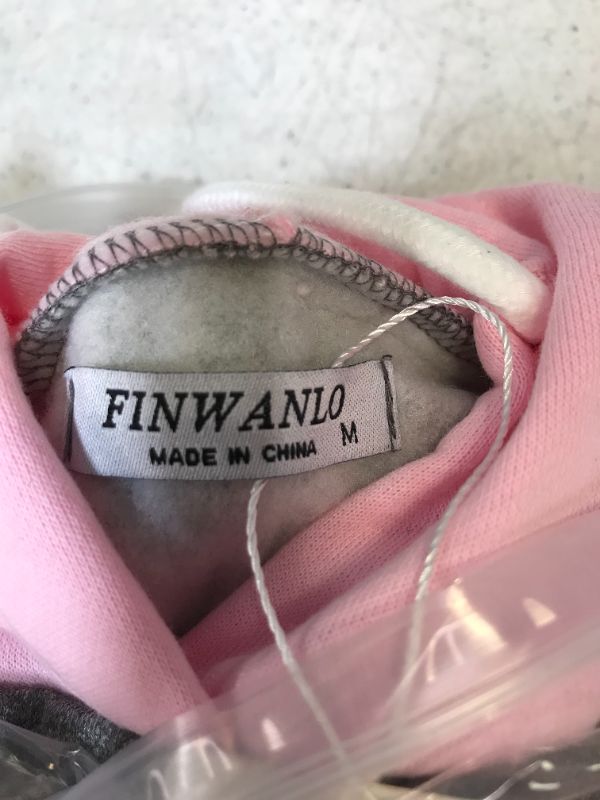 Photo 1 of FINWANLO Hoodies for Women Casual Long Sleeve Tops Fleece Pullover Hooded Sweatshirts Jacket with Pockets SIZE MEDIUM