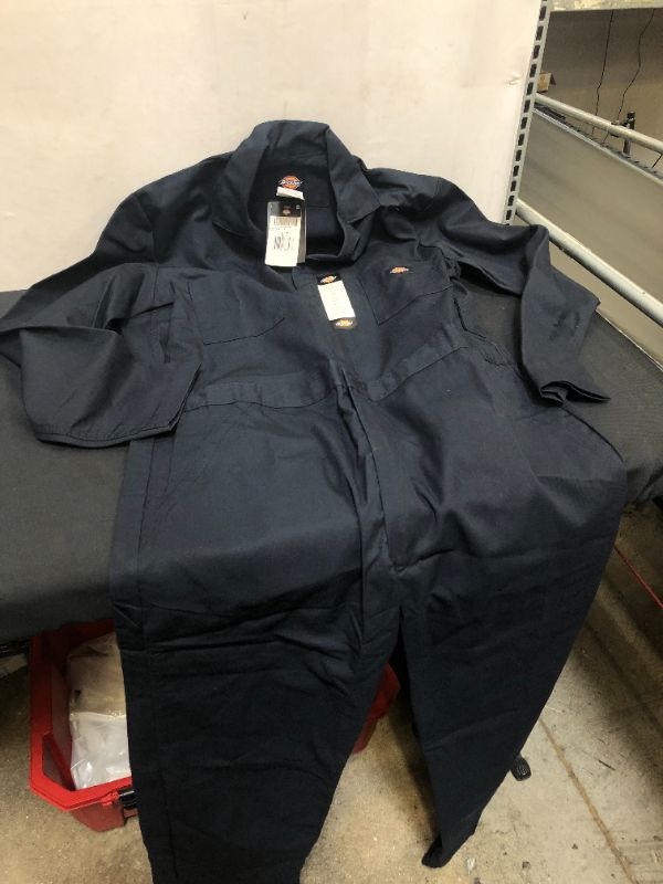 Photo 2 of Dickies - Men's Twill Long Sleeve Coverall LARGE T