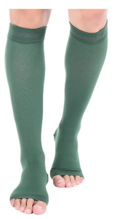 Photo 1 of Doc Miller Open Toe Compression Sleeves size XL Dark Green 
