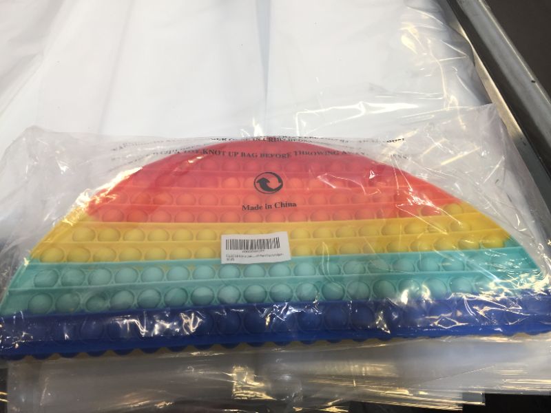 Photo 1 of 256 Bubble Jumbo Giant Rainbow Pop Poppers Stress Relief Sensory Toy, Kids Girl Boy Gift Extra Large Popet Toys, Huge Biggest Pops Prizes Gift Gifts Cool Stuff 
