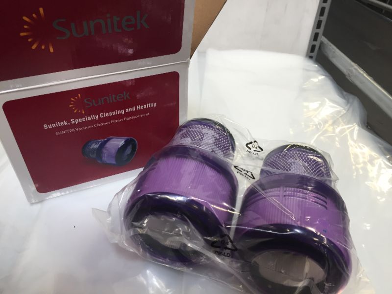 Photo 2 of SUNITEK Vacuum Filters Replacements Compatible for Dyson V11 Cordless Vacuum Cleaner?Torque Drive, Animal or SV14 V11, Dyson V15 Detect, 2 pcs , Compare to Part 970013-02
