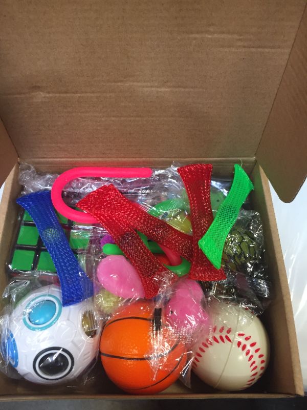 Photo 2 of 32 Pack Sensory Fidget Toys Set, Stress Relief Kits for Kids Adults, Gifts for Birthday Party Favors, Christmas Stocking Stuffers, School Classroom Rewards, Carnival Prizes, Pinata Goodie Bag Fillers

