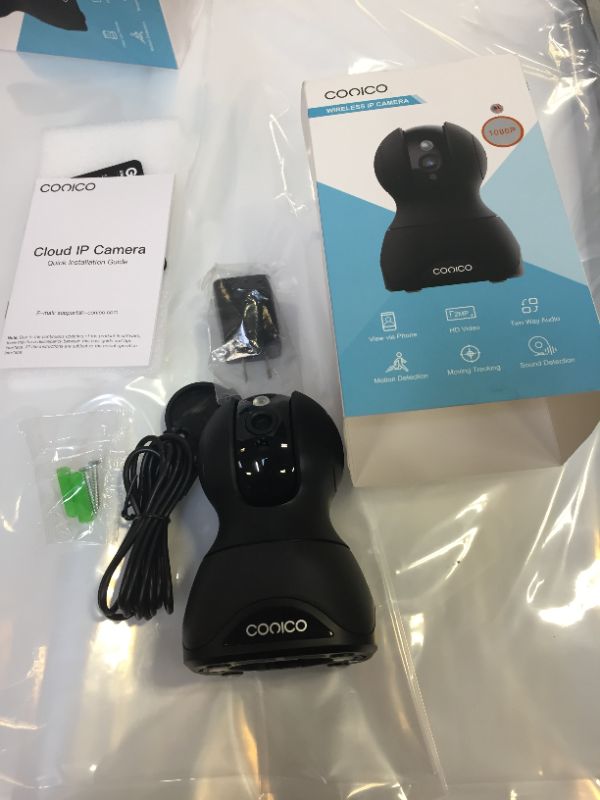 Photo 2 of Conico Pet Camera Security Camera with Sound Detection Two Way Audio for pet/baby/home/ office, work with Alexa
