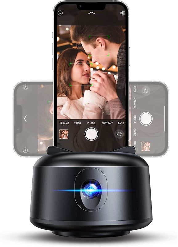 Photo 1 of Auto Selfie Tracking Phone Holder: Smart Motion Face Tracker for Vlog Streaming - Gimbowl 360 Rotation Moving Tripod Rotating Object Trackit 2.76 x 3.94 x 3.66 inches

