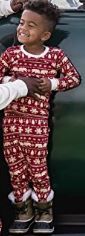 Photo 1 of Burt's Bees Boys' Jammies Matching Holiday Organic Cotton Pajamas SIZE 4
