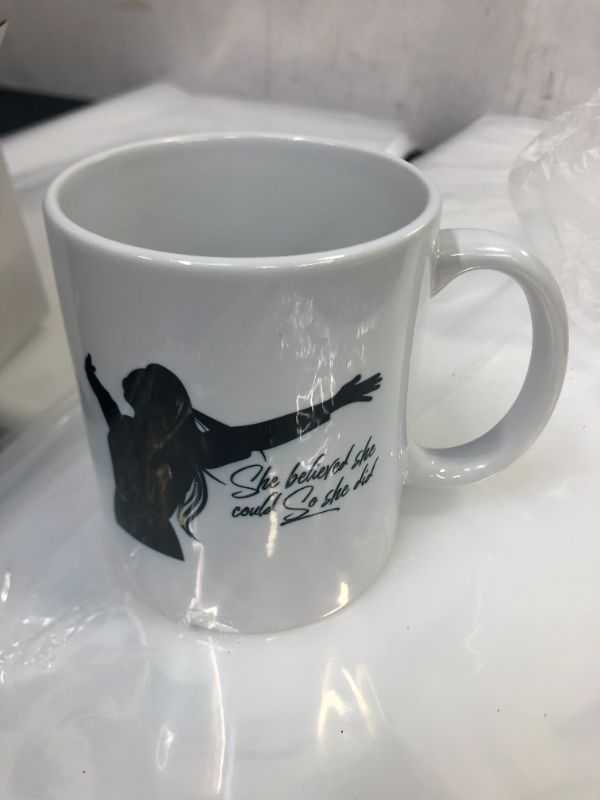 Photo 1 of "SHE BELIEVED SHE COULD SO SHE DID" MUG 11 OZ