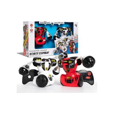 Photo 1 of Sharper Image Remote Control Robot Multiplayer Combat Set Red & White