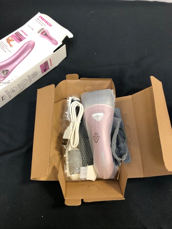 Photo 2 of Electric Feet Callus Removers Rechargeable,Portable Electronic Foot File Pedicure Tools, Electric Callus Remover Kit,Professional Pedi Feet Care Perfect for Dead,Hard Cracked Dry Skin?Pink?