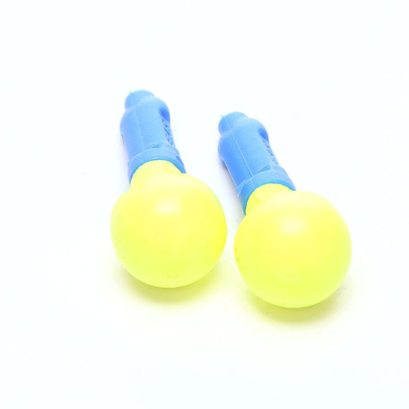 Photo 1 of 3M E-A-R Push-Ins Earplugs 318-1000, 28.0 dBs, 100 Pair, ANSI, Uncorded, No Roll, Push to Fit, Poly Bag