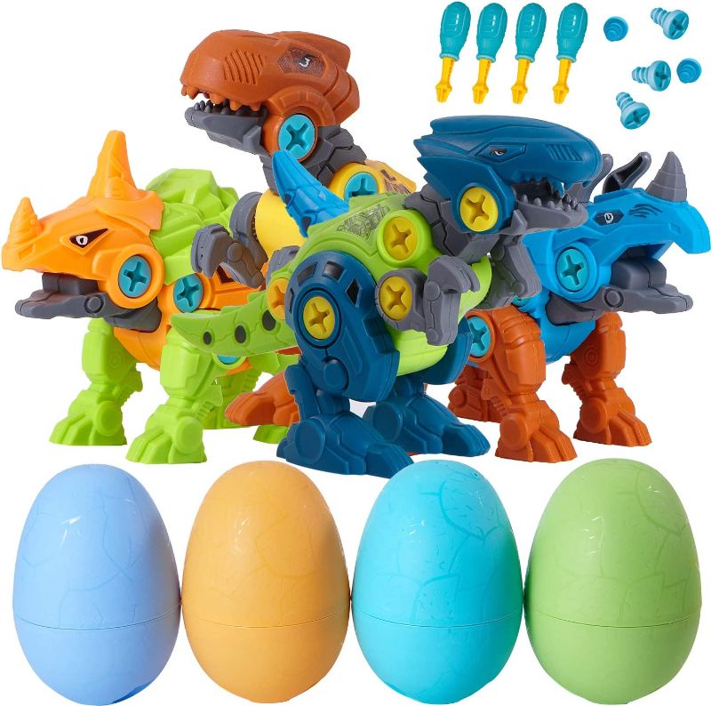 Photo 1 of Dinosaur Toys Dino Eggs (4 Dinosaurs& 4 Eggs)