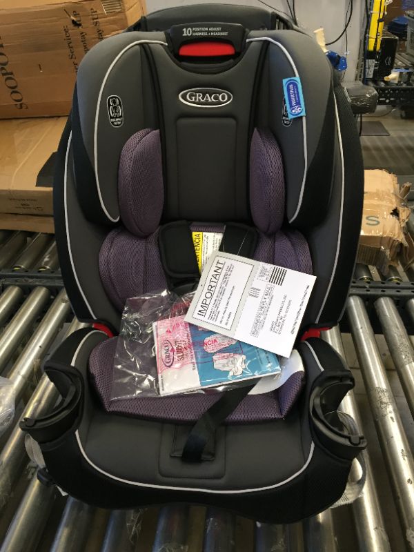 Photo 2 of Graco SlimFit 3 in 1 Car Seat, Slim & Comfy Design Saves Space in Your Back Seat, Annabelle---ITEM IS DIRTY--OPEN BOX---
