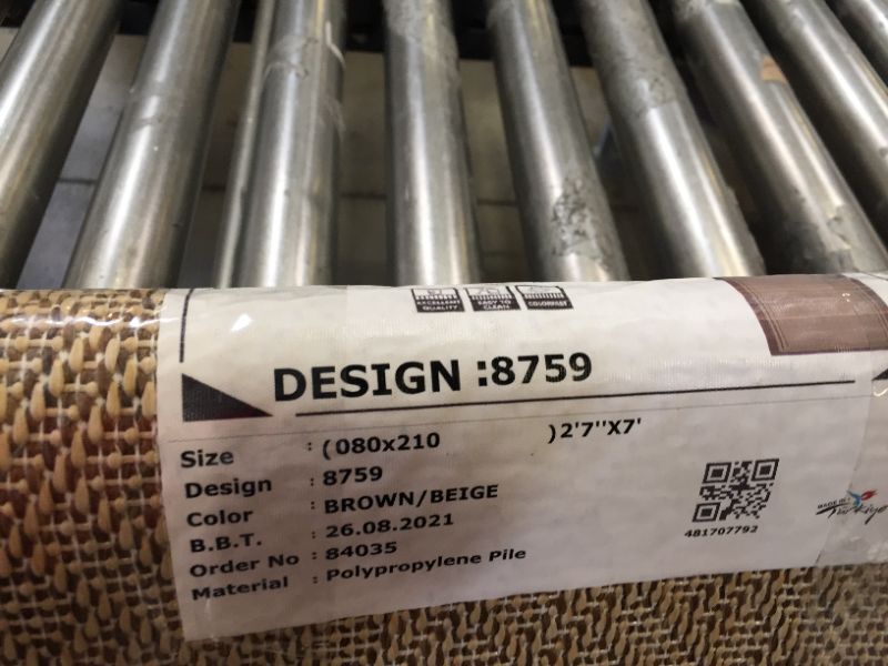 Photo 1 of BROWN/BEIGE AREA RUG---2' 7"X7'---
