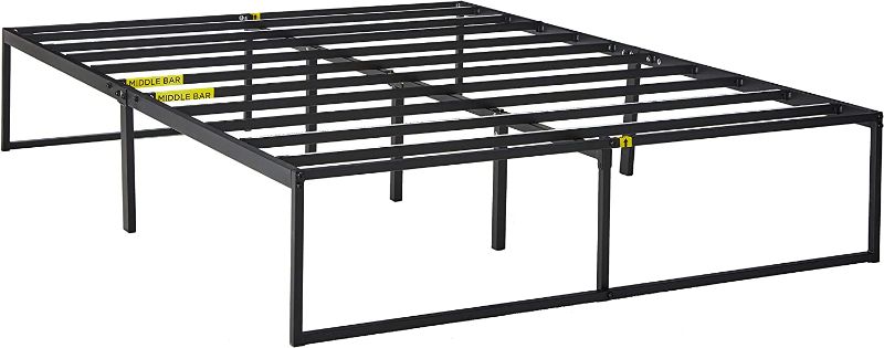 Photo 1 of ZINUS Lorelai 14 Inch Metal Platform Bed Frame / Mattress Foundation with Steel Slat Support / No Box Spring Needed / Easy Assembly, Queen
