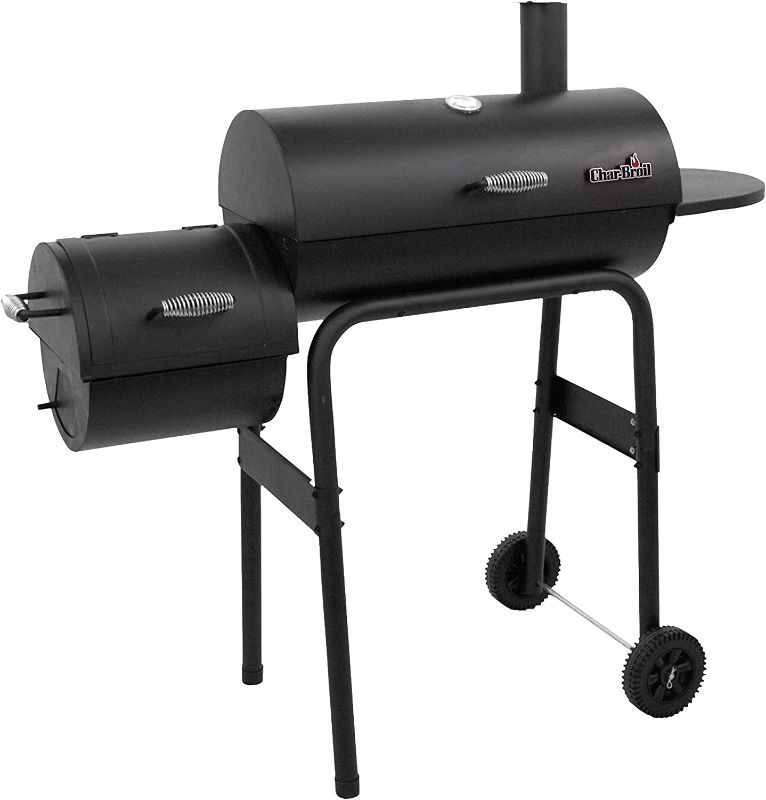 Photo 1 of Char-Broil 12201570-A1 American Gourmet Offset Smoker, Black,Standard
