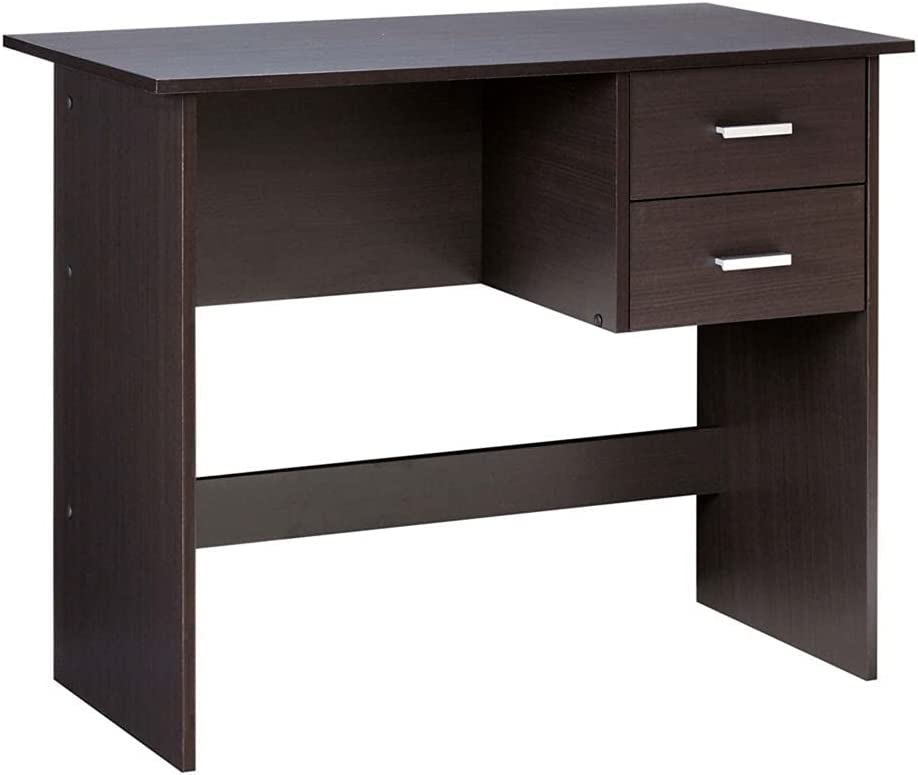 Photo 1 of Adina 2 Drawer Writing Desk Espresso - OneSpace --- missing parts 