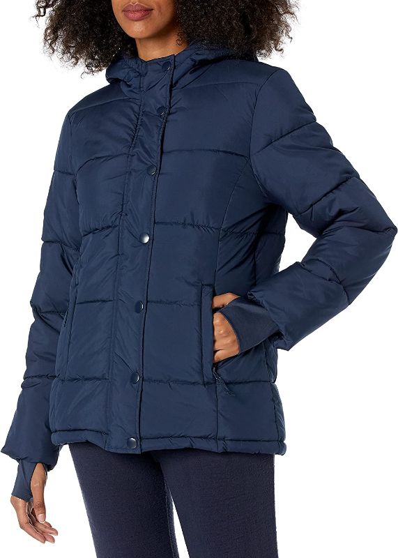 Photo 1 of Amazon Essentials Women's Heavyweight Long-Sleeve Hooded Puffer Coat 6X
