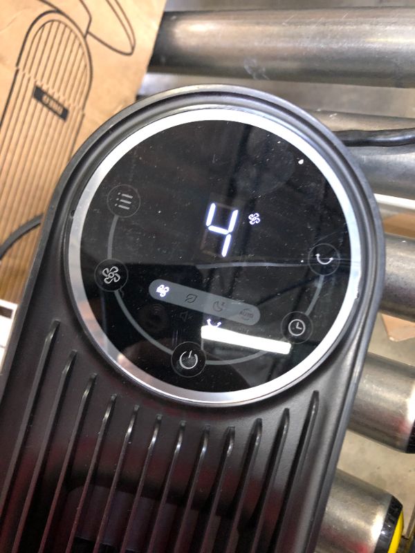 Photo 1 of Dreo Nomad One Tower Fan with Remote, 24ft/s Velocity Quiet Cooling Fan, 90° Oscillating Fan with 4 Speeds, 4 Modes, 8H Timer, Bladeless Fan, Standing Floor Fans, Black, (DR-HTF007)
