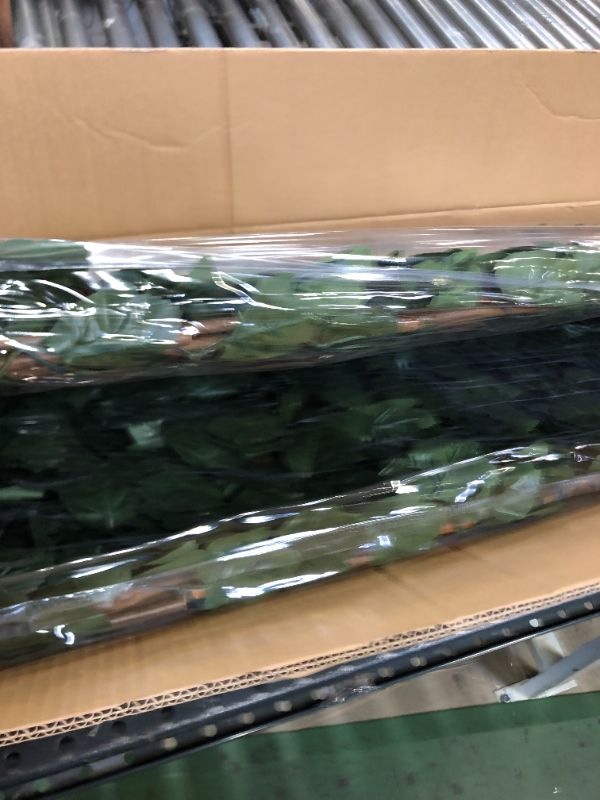 Photo 1 of DOEWORKS Expandable Fence Privacy Screen for Balcony Patio Outdoor, Faux Ivy Fencing Panel for Backdrop Garden Backyard Home Decorations - 2PACK
