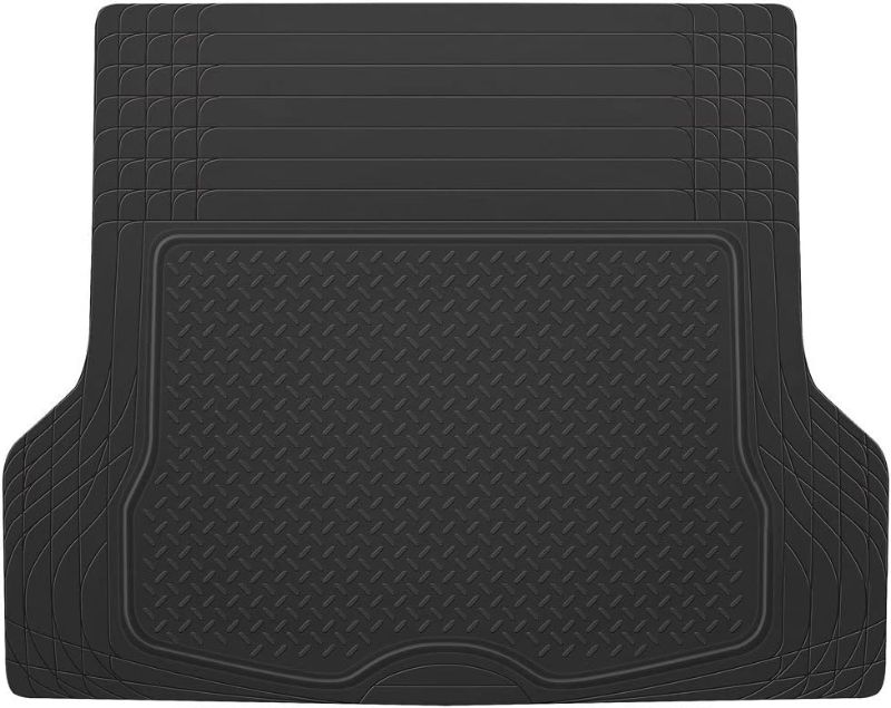 Photo 1 of 
BDK-MT-785 Heavy Duty Cargo Liner Floor Mat-All Weather Trunk Protection, Trimmable to Fit & Durable HD Rubber Protection for Car SUV Sedan Auto - Black
Color:Black
