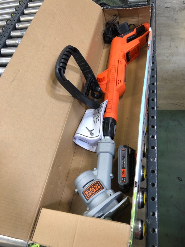 Photo 3 of Black+decker LST300 20-Volt MAX* Lithium String Trimmer & Edger