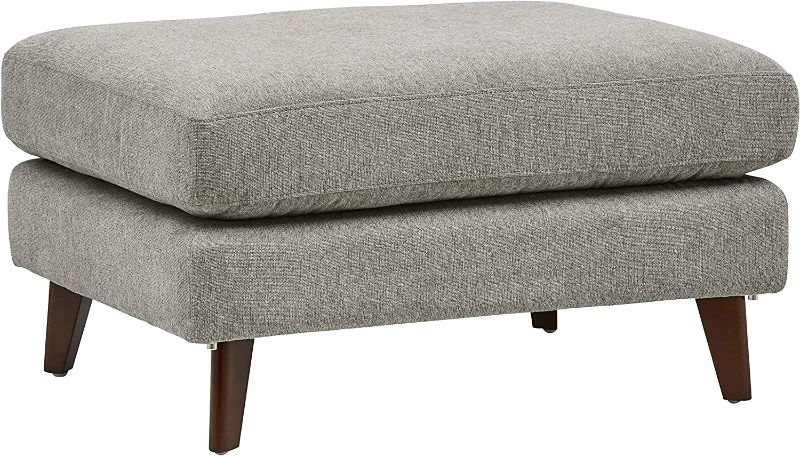 Photo 1 of Amazon Brand – Rivet Sloane Mid-Century Modern Ottoman, 31.9"W, Pebble Grey
SIZE - 24"D x 31.9"W x 18.5"H
