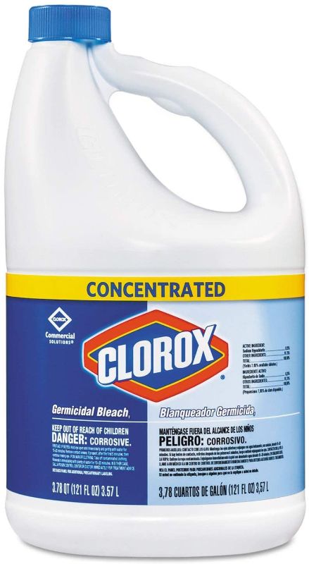 Photo 1 of Concentrated Germicidal Bleach, Regular, 121oz Bottle, 3/Carton
