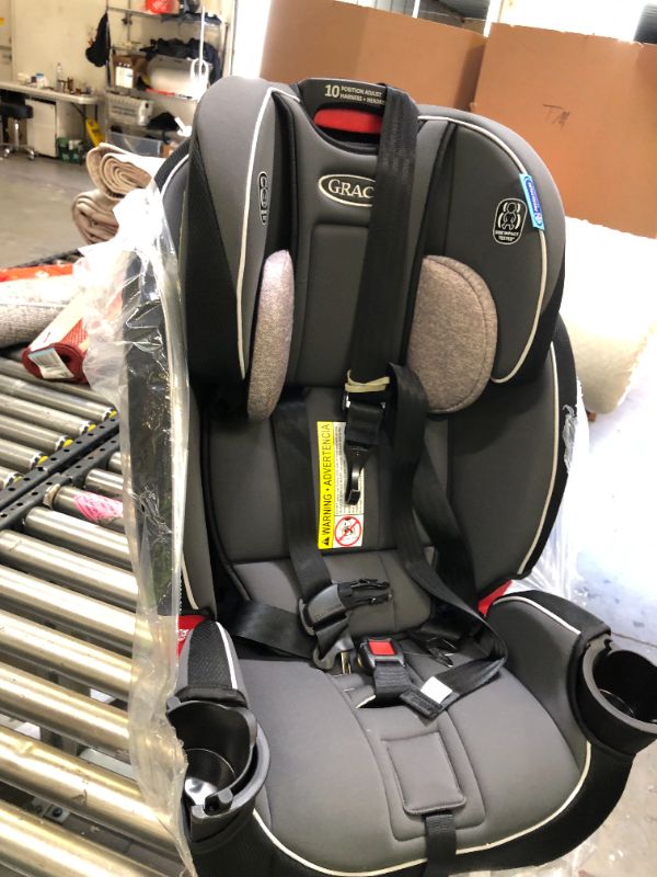 Photo 4 of Graco SlimFit 3 in 1 Car Seat -Slim & Comfy Design Saves Space in Your Back Seat, Darcie, One Size
