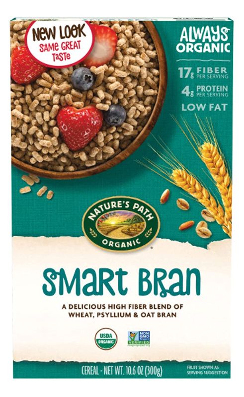 Photo 1 of 3 Nature's Path Organic Smart Bran Cereal, 10.6 Ounce, Non-GMO, 17g Fiber, 4g Protein---02/01/23---
