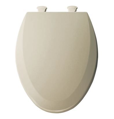 Photo 1 of Bemis Elongated Molded Wood Toilet Seat with Easy-Clean & Change ® Hinge bemis toilet seat 1500ec
