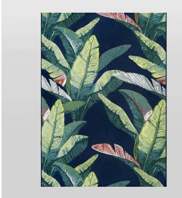 Photo 1 of 5' x 7' Outdoor Rug Banana Leaf - Threshold
