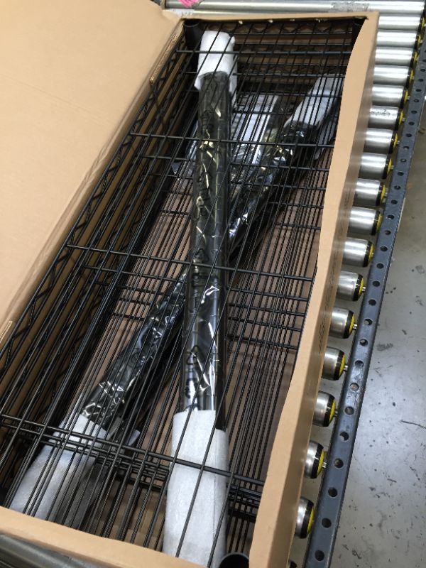 Photo 2 of Amazon Basics 5-Shelf Adjustable, Heavy Duty Storage Shelving Unit (350 lbs loading capacity per shelf), Steel Organizer Wire Rack, Black (36L x 14W x 72H)
