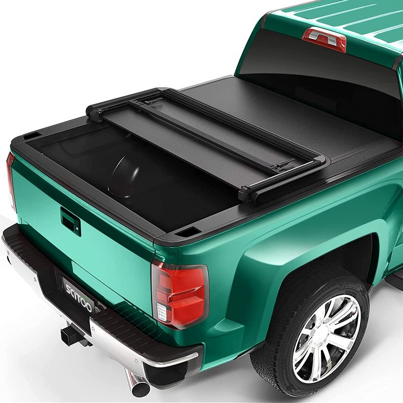 Photo 1 of  Fits for Chevrolet Colorado 2015-2020,for GMC Canyon 2015-2020 5FT Truck Bed Tonneau Cover Kit Soft Tri Fold Tonneau Cover Pickup Truck Bed Covers