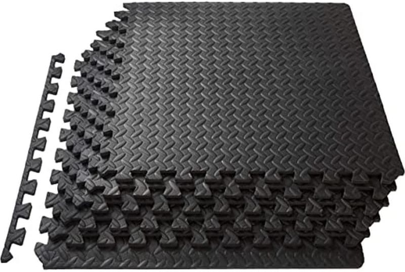 Photo 1 of 6 ProsourceFit Puzzle Exercise Mat ½”, EVA Foam Interlocking Tiles Protective Flooring for Gym Equipment and Cushion for Workouts
