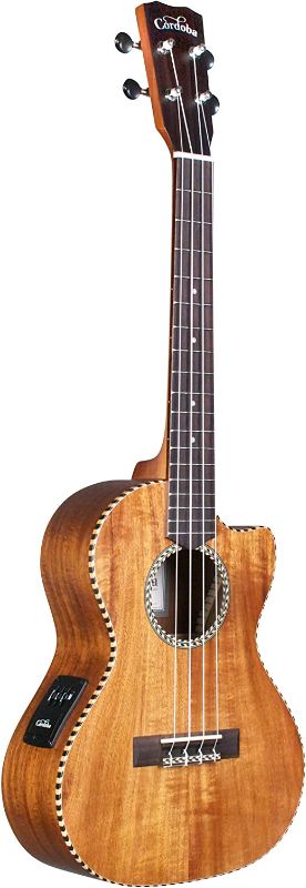 Photo 1 of Cordoba, 4-String Ukulele, Right, Tenor Cutaway Electric (04043)
