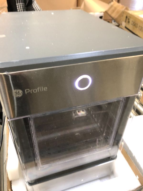 Photo 2 of GE Profile Opal 2.0 | Countertop Nugget Ice Maker | Ice Machine with WiFi Connectivity | Smart Home Kitchen Essentials | Stainless Steel
