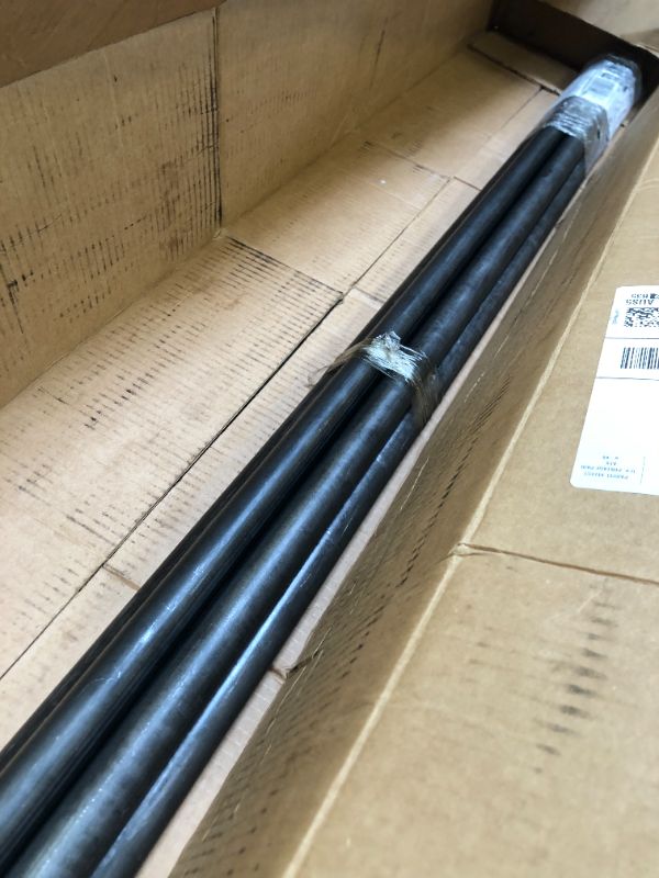 Photo 2 of 5 --Everflow Supplies PCBL3460 60" Long Pre-Cut Black Steel Pipe with 3/4" Nominal Size Diameter
