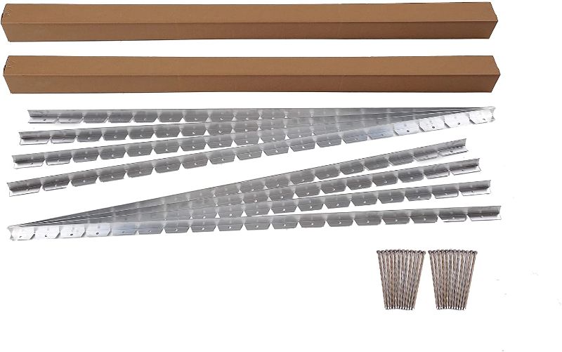 Photo 1 of Dimex 1856-48C EasyFlex Aluminum Kit, 48-ft. Paver Edging, Feet, Silver
