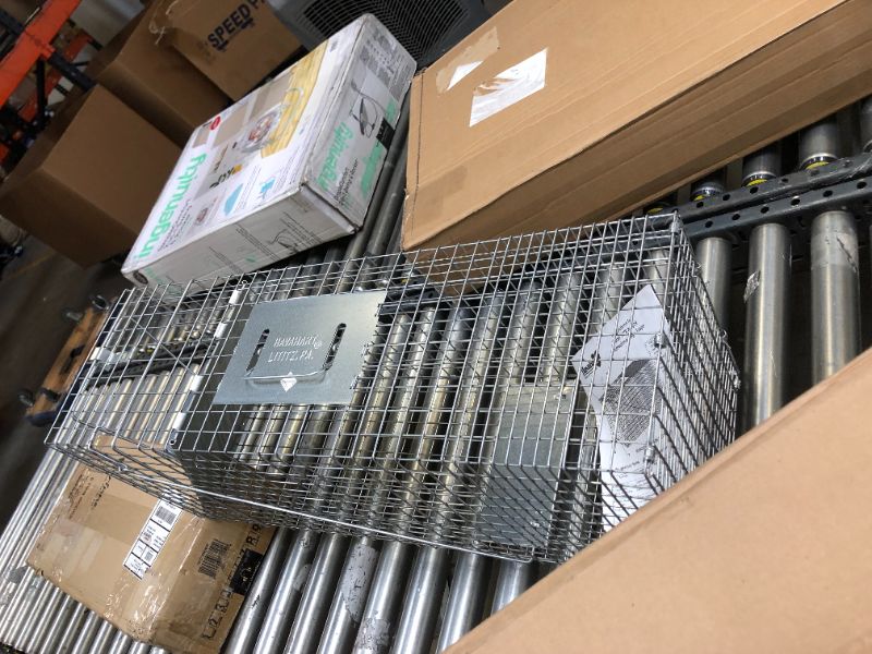 Photo 1 of Havahart 1079SR Large 1-Door Humane Catch and Release Live Animal Trap for Raccoons, Cats, Bobcats, Beavers, Small Dogs, Groundhogs, Opossums, Foxes, Armadillos, and Similar-Sized Animals
