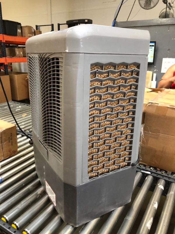 Photo 5 of Hessaire MC37M Evaporative Cooler, 3,100 CFM, Gray---------missing the wheels -----
