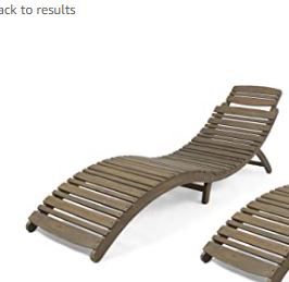 Photo 1 of Christopher Knight Home 305101 Tycie Outdoor Acacia Wood Foldable Chaise Lounge  Gray Finish