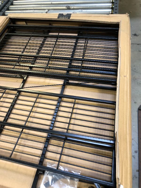 Photo 1 of Convenience Concepts Designs2Go Metal Folding 3 Shelf Wide Bookcase, Black---MISSING SOME HARDWARE AND PARTS SALE FOR PARTS ONLY -------