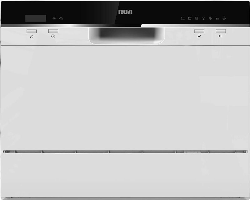 Photo 1 of RCA RDW3208 Counter Top Dishwasher, 6 Place Settings, Portable, White
