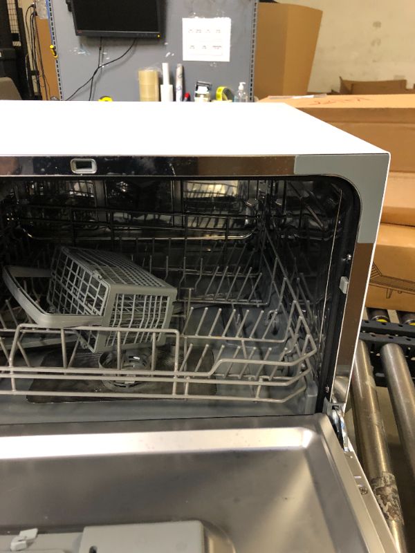 Photo 1 of RCA RDW3208 Counter Top Dishwasher, 6 Place Settings, Portable, White
