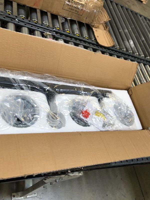 Photo 1 of Ralbay Modern Crystal Vanity Lights Matte Black Crystal Bathroom Vanity Lights Over Mirror Modern Crystal Black Vanity Lighting Fixtures for Bathroom

