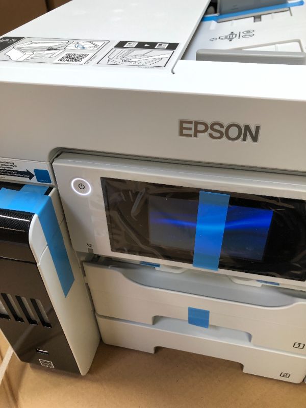 Photo 4 of Epson EcoTank Pro ET-5850 Wireless Color All-in-One Supertank Printer with Scanner, Copier, Fax and Ethernet
